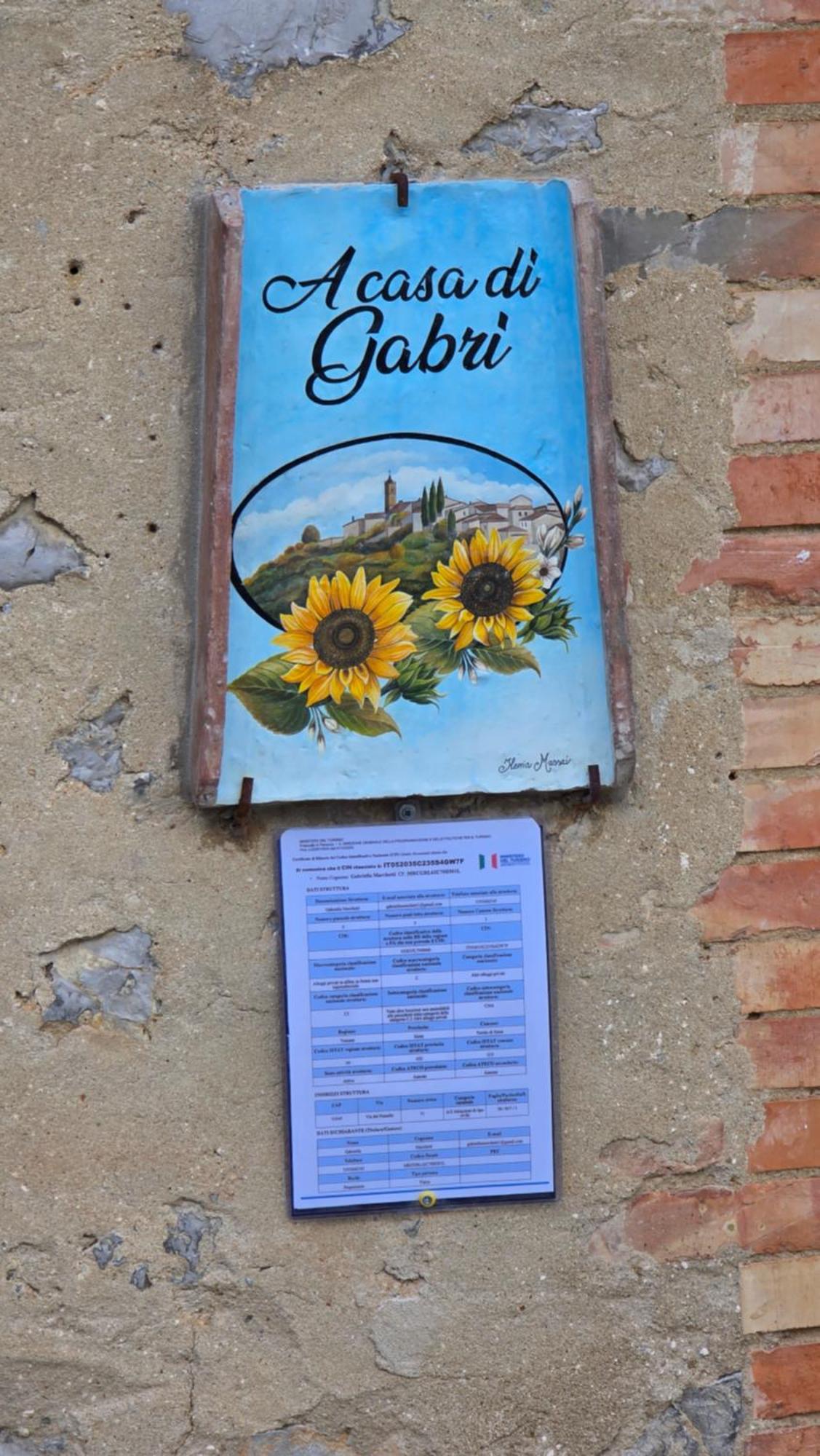 A Casa Di Gabri Vila Montefollonico Exterior foto